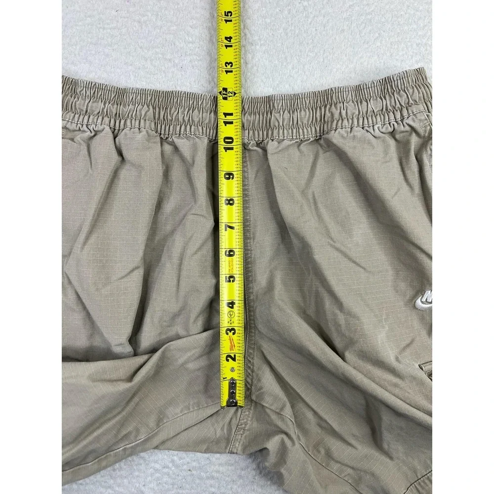 Nike Mens Large Beige Relaxed Fit Club Woven Cargo Ripstop Pants DX0613-247